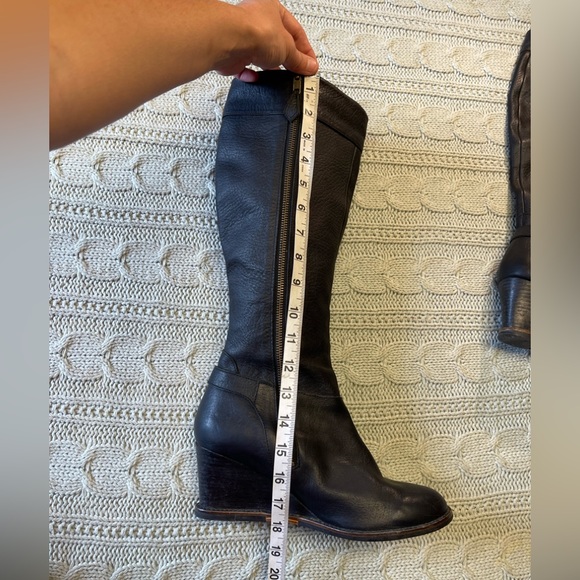 J shoes leather knee high wedge boots size 8.5 - Picture 12 of 12